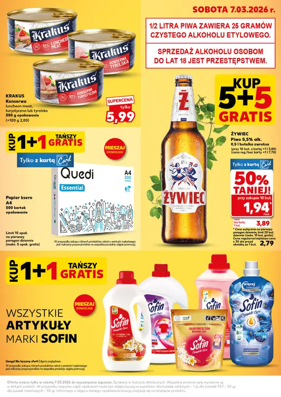 Kaufland - gazetka promocyjna Oferta Kaufland - SUPER SOBOTA   - strona 3