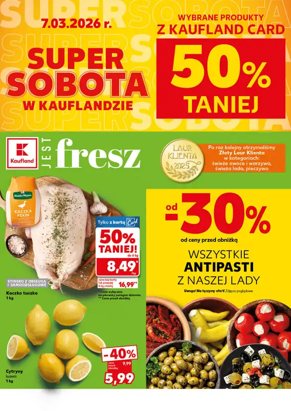 Kaufland - gazetka promocyjna Oferta Kaufland - SUPER SOBOTA   - strona 2