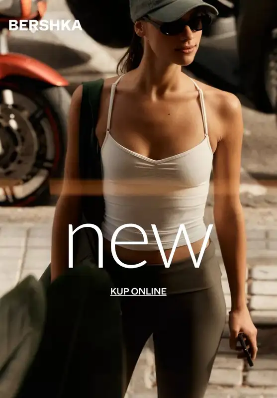 Bershka - gazetka promocyjna NOWOŚCI damskie od piątku 06.03 