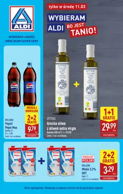 Aldi - gazetka promocyjna Najlepsze oferty na środę w Aldi! od środy 11.03 do środy 11.03