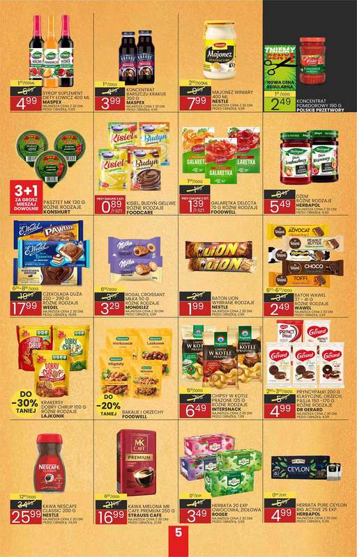 Wafelek - gazetka promocyjna Gazetka od poniedziałku 09.03 do soboty 21.03 - strona 5