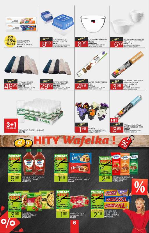 Wafelek - gazetka promocyjna Gazetka od poniedziałku 09.03 do soboty 21.03 - strona 6