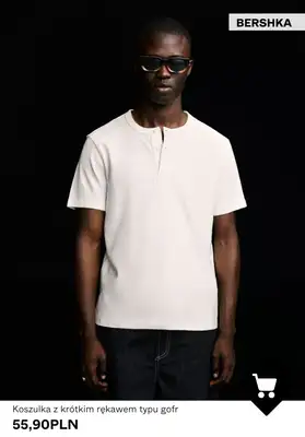 Bershka - gazetka promocyjna Odzież męska BASICS od niedzieli 08.03  - strona 2