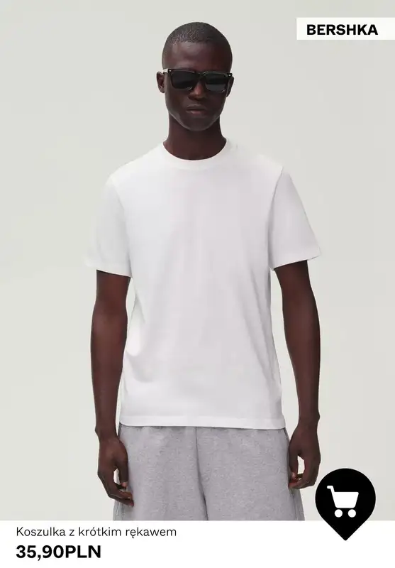 Bershka - gazetka promocyjna Odzież męska BASICS od niedzieli 08.03  - strona 10