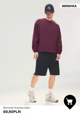 Bershka - gazetka promocyjna Odzież męska BASICS od niedzieli 08.03  - strona 4