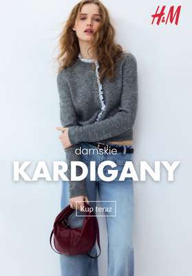 H&M - gazetka promocyjna KARDIGANY damskie od 59,99 PLN od piątku 06.03 