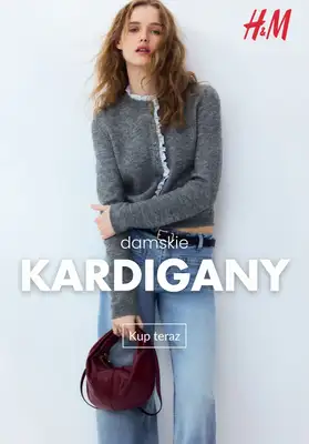 H&M - gazetka promocyjna KARDIGANY damskie od 59,99 PLN od piątku 06.03 