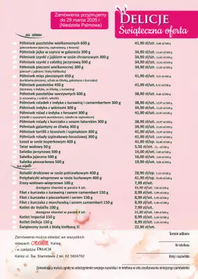 Społem - Blisko i Korzystnie - gazetka promocyjna Oferta delicje PSS Kalisz od piątku 06.03 do niedzieli 29.03 - strona 2