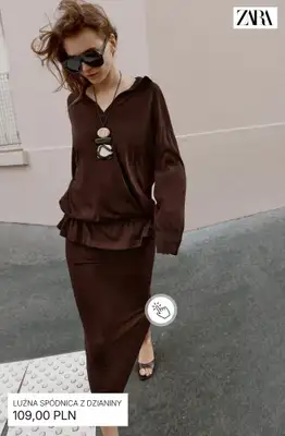 Zara - gazetka promocyjna Wiosenne spódnice od soboty 07.03  - strona 8