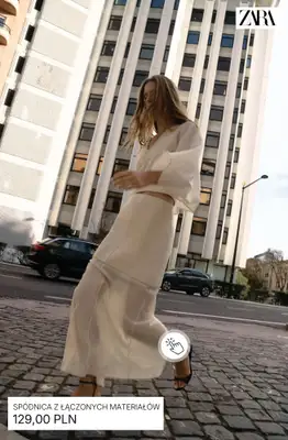 Zara - gazetka promocyjna Wiosenne spódnice od soboty 07.03  - strona 5