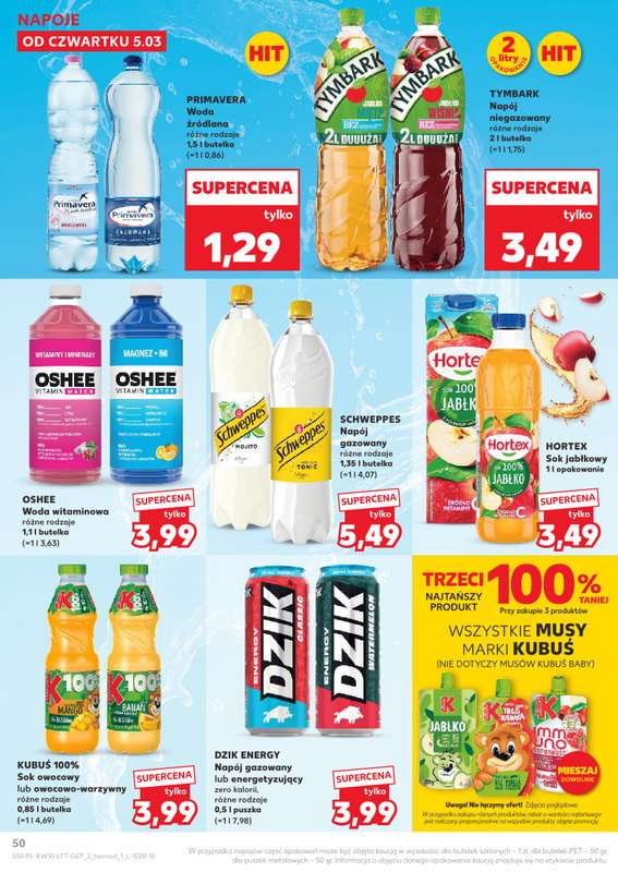 Kaufland - gazetka promocyjna Oferta Kaufland od czwartku 05.03 do środy 11.03 - strona 50
