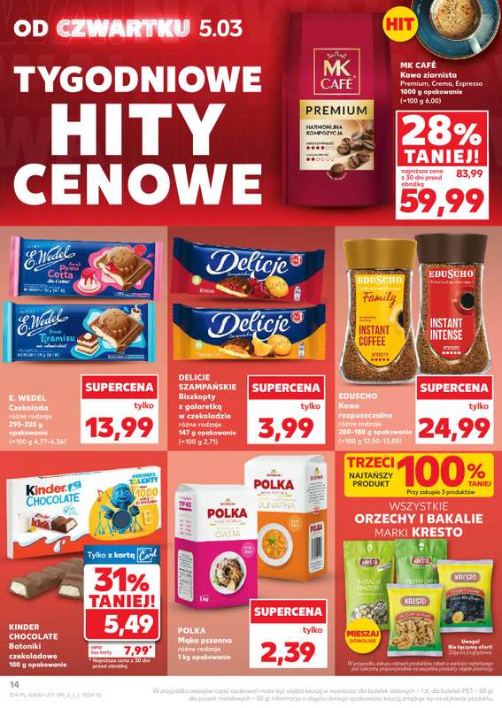 Kaufland - gazetka promocyjna Oferta Kaufland od czwartku 05.03 do środy 11.03 - strona 14