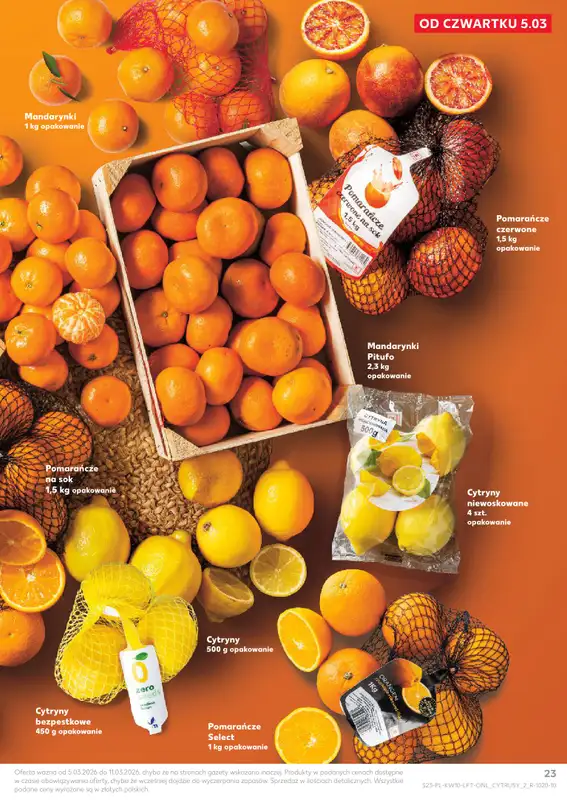 Kaufland - gazetka promocyjna Oferta Kaufland od czwartku 05.03 do środy 11.03 - strona 23