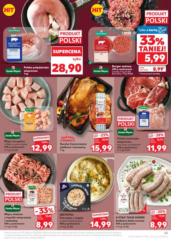 Kaufland - gazetka promocyjna Oferta Kaufland od czwartku 05.03 do środy 11.03 - strona 33