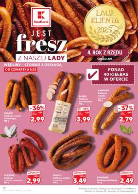 Kaufland - gazetka promocyjna Oferta Kaufland od czwartku 05.03 do środy 11.03 - strona 26
