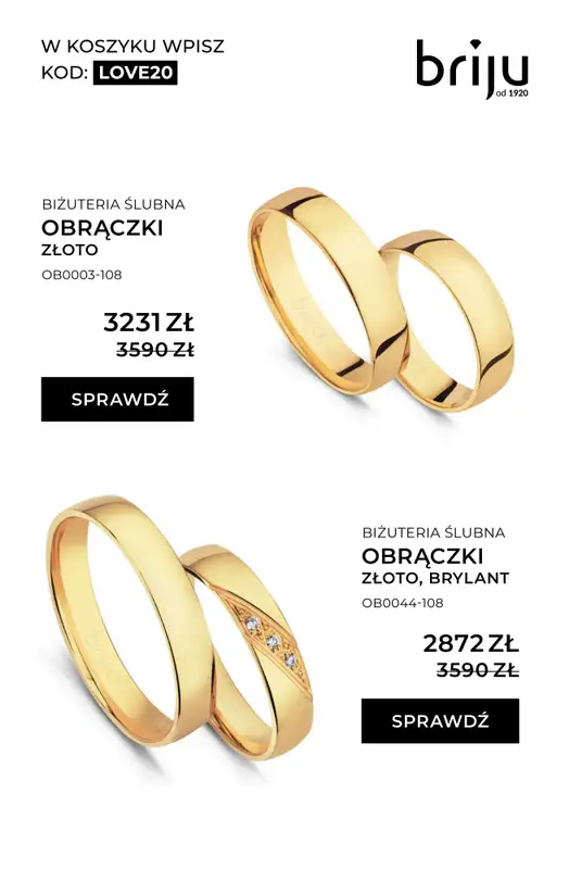 Briju - gazetka promocyjna Gazetka Ślubna od piątku 06.03 do wtorku 31.03 - strona 2