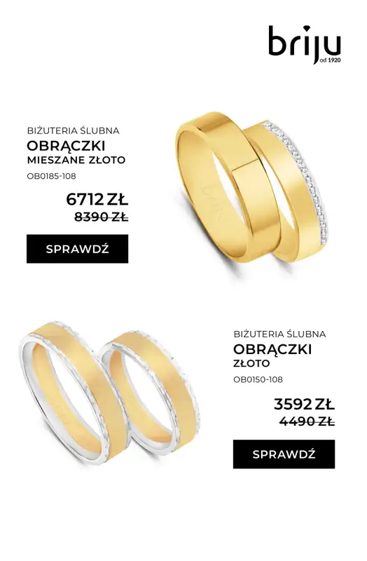 Briju - gazetka promocyjna Gazetka Ślubna od piątku 06.03 do wtorku 31.03 - strona 11