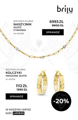 Briju - gazetka promocyjna Gazetka Ślubna od piątku 06.03 do wtorku 31.03 - strona 10