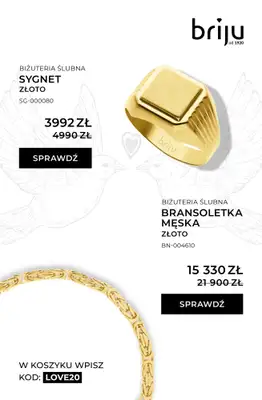 Briju - gazetka promocyjna Gazetka Ślubna od piątku 06.03 do wtorku 31.03 - strona 12