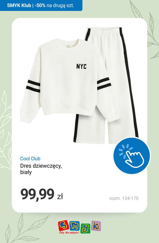 Smyk - gazetka promocyjna -50% na DRUGI PRODUKT - Dni Klubowiczów! od piątku 06.03 do poniedziałku 09.03 - strona 10