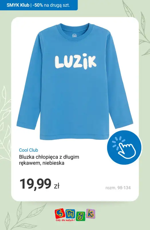 Smyk - gazetka promocyjna -50% na DRUGI PRODUKT - Dni Klubowiczów! od piątku 06.03 do poniedziałku 09.03 - strona 11