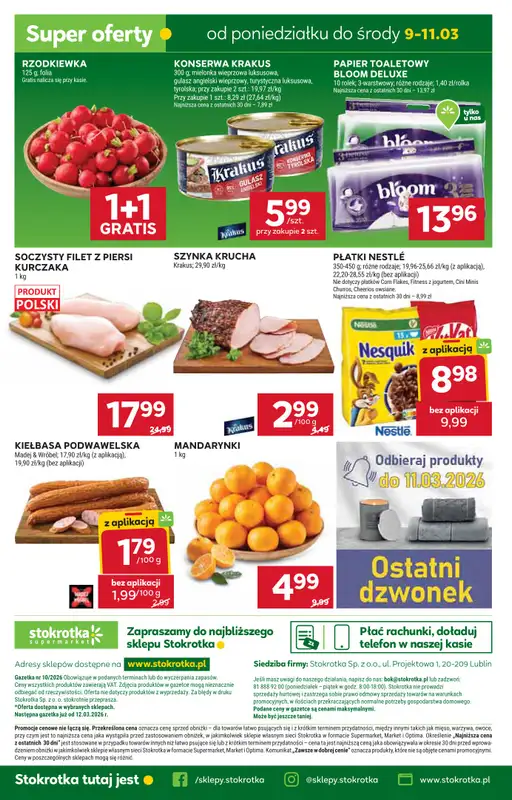 Stokrotka - gazetka promocyjna Gazetka Supermarket od czwartku 05.03 do środy 11.03 - strona 59