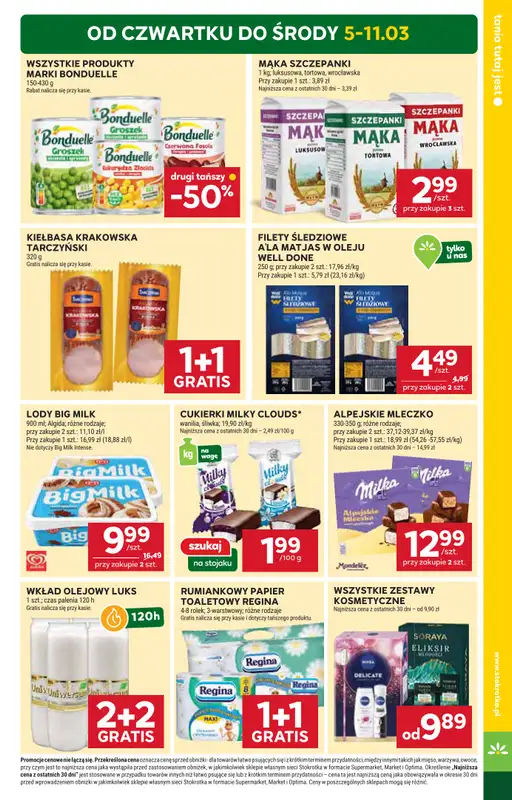 Stokrotka - gazetka promocyjna Gazetka Supermarket od czwartku 05.03 do środy 11.03 - strona 5