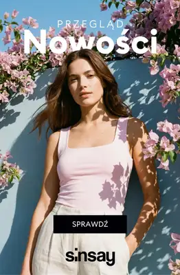 Sinsay - gazetka promocyjna Nowości w Sinsay! od piątku 06.03 do czwartku 12.03