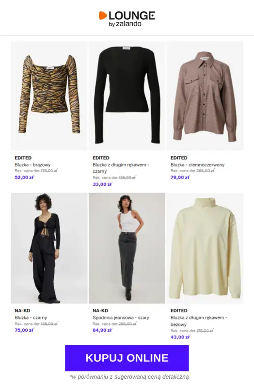 Lounge by Zalando - gazetka promocyjna Do -85% NA-KD + EDITED od piątku 06.03 do niedzieli 08.03 - strona 8