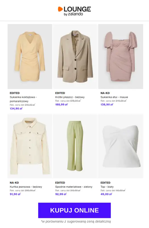 Lounge by Zalando - gazetka promocyjna Do -85% NA-KD + EDITED od piątku 06.03 do niedzieli 08.03 - strona 3