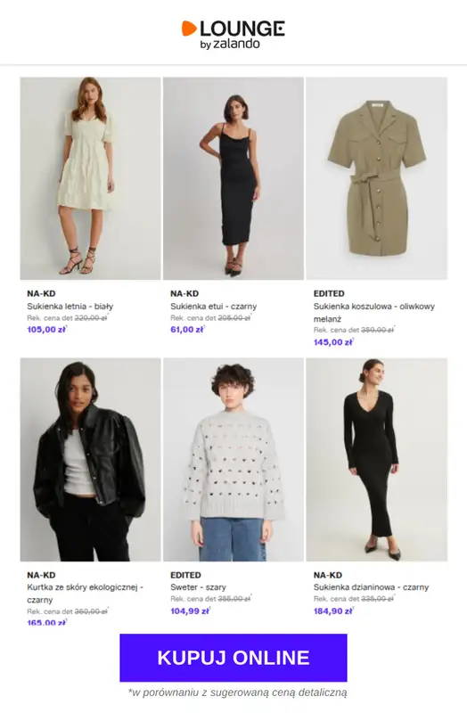 Lounge by Zalando - gazetka promocyjna Do -85% NA-KD + EDITED od piątku 06.03 do niedzieli 08.03 - strona 7