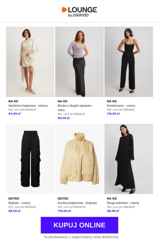 Lounge by Zalando - gazetka promocyjna Do -85% NA-KD + EDITED od piątku 06.03 do niedzieli 08.03 - strona 4