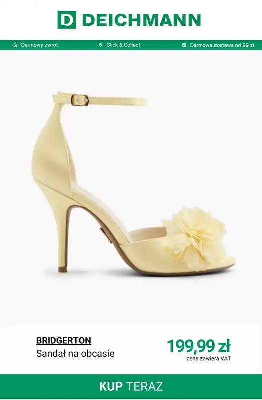 Deichmann - gazetka promocyjna -20% na nieprzecenione buty i torebki przy zakupach pow. 99 zł od piątku 06.03 do niedzieli 08.03 - strona 4