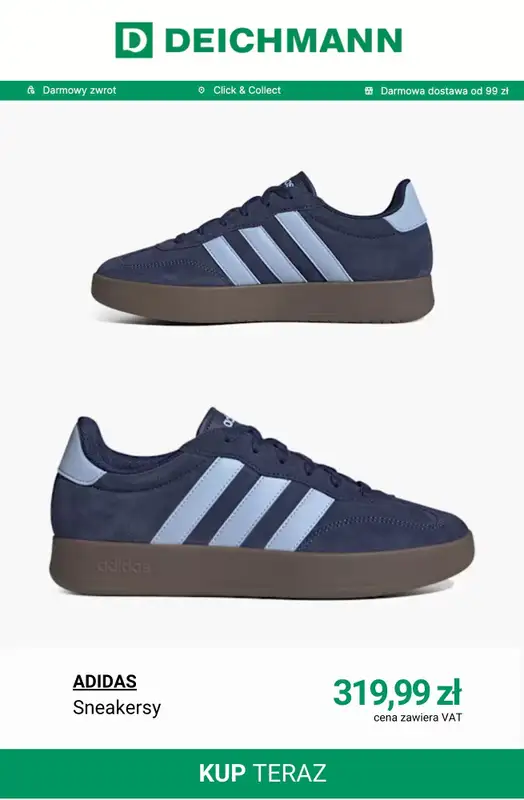 Deichmann - gazetka promocyjna -20% na nieprzecenione buty i torebki przy zakupach pow. 99 zł od piątku 06.03 do niedzieli 08.03 - strona 3