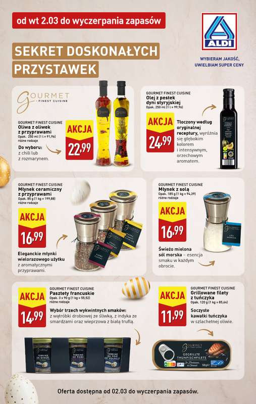Aldi - gazetka promocyjna Wielkanoc pełna wykwintnych smaków w Aldi! od poniedziałku 09.03 do soboty 14.03 - strona 2