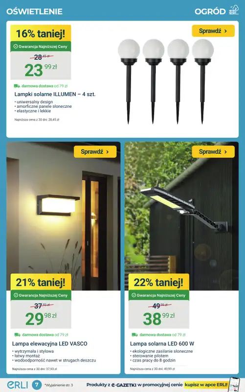 ERLI - gazetka promocyjna Ogród rozkwita okazjami do -45% na Erli! od poniedziałku 09.03 do niedzieli 15.03 - strona 7