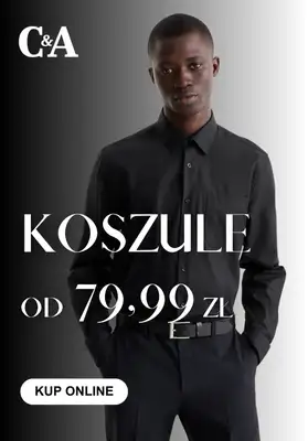C&A - gazetka promocyjna Koszule męskie od 79,99 zł od piątku 06.03 