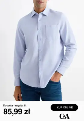 C&A - gazetka promocyjna Koszule męskie od 79,99 zł od piątku 06.03  - strona 8
