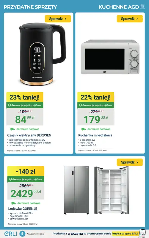 ERLI - gazetka promocyjna Czysta radość zakupów do -30% na Erli! od poniedziałku 09.03 do niedzieli 15.03 - strona 9