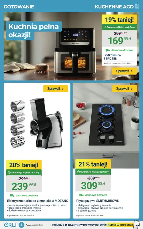 ERLI - gazetka promocyjna Czysta radość zakupów do -30% na Erli! od poniedziałku 09.03 do niedzieli 15.03 - strona 8