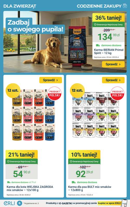 ERLI - gazetka promocyjna Czysta radość zakupów do -30% na Erli! od poniedziałku 09.03 do niedzieli 15.03 - strona 6