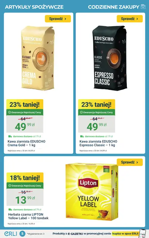 ERLI - gazetka promocyjna Czysta radość zakupów do -30% na Erli! od poniedziałku 09.03 do niedzieli 15.03 - strona 5