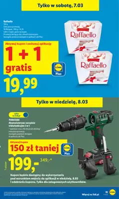 Lidl - gazetka promocyjna Oferta od czwartku od czwartku 05.03 do soboty 07.03 - strona 15