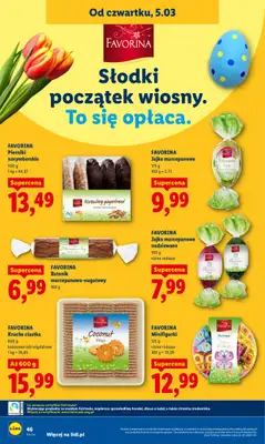 Lidl - gazetka promocyjna Oferta od czwartku od czwartku 05.03 do soboty 07.03 - strona 50