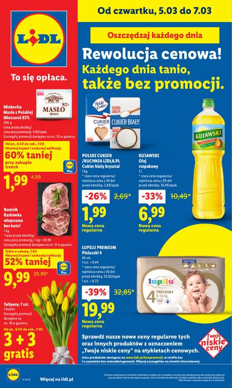Lidl - gazetka promocyjna Oferta od czwartku od czwartku 05.03 do soboty 07.03