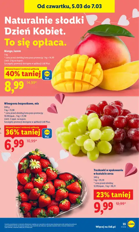 Lidl - gazetka promocyjna Oferta od czwartku od czwartku 05.03 do soboty 07.03 - strona 39