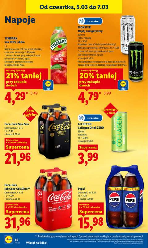 Lidl - gazetka promocyjna Oferta od czwartku od czwartku 05.03 do soboty 07.03 - strona 60