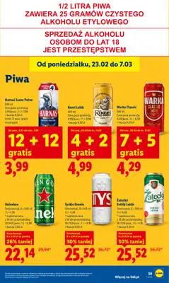 Lidl - gazetka promocyjna Oferta od czwartku od czwartku 05.03 do soboty 07.03 - strona 63