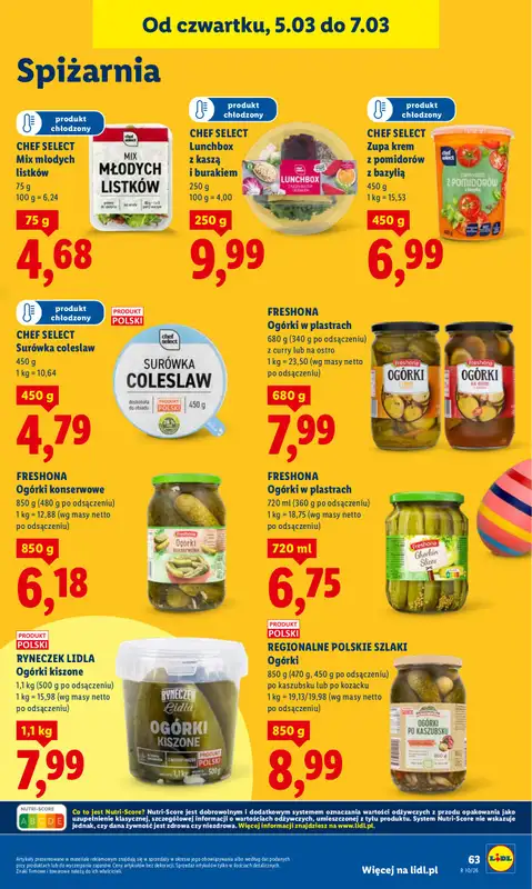 Lidl - gazetka promocyjna Oferta od czwartku od czwartku 05.03 do soboty 07.03 - strona 67