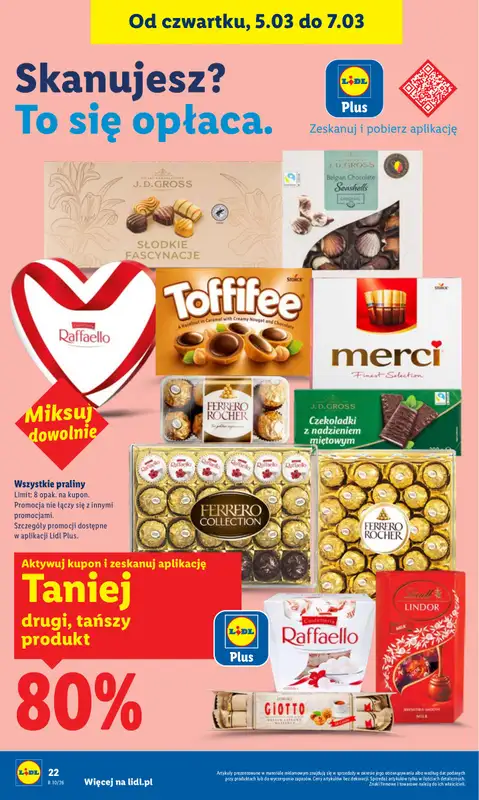 Lidl - gazetka promocyjna Oferta od czwartku od czwartku 05.03 do soboty 07.03 - strona 22
